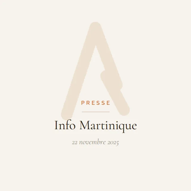Article de presse — Info Martinique, 22 novembre 2025