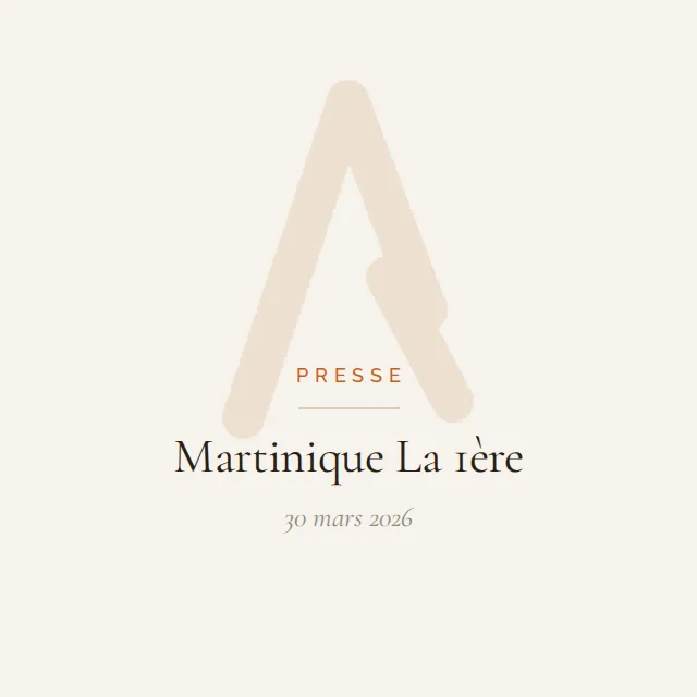Article de presse — Martinique La 1ère, 30 mars 2026