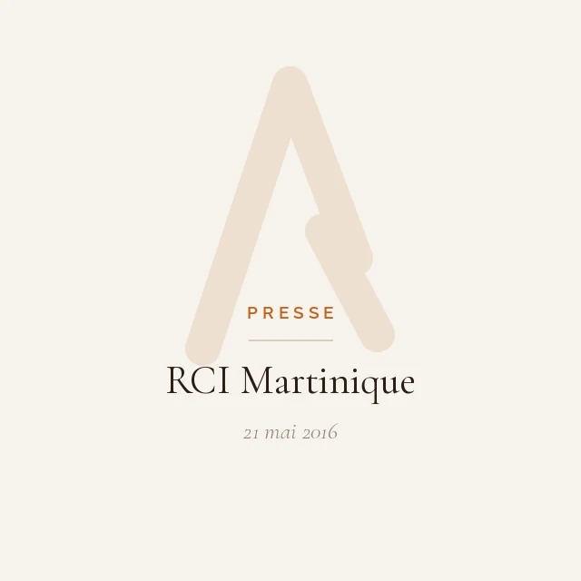 Article de presse — RCI Martinique, 21 mai 2016